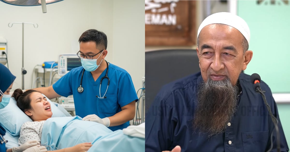 Ustaz Azhar Idrus Hurai Hukum Sebenar Doktor Lelaki Sambut Wanita Bersalin Dalam Islam, Boleh Ke?