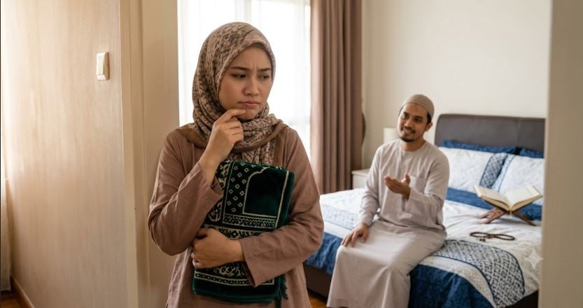Suami Minta ‘Bersama’ Waktu Azan Berkumandang, Dahulukan Solat Atau Melayani Suami?