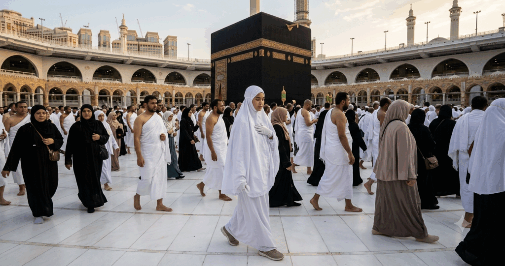 stokin nipis ketika solat