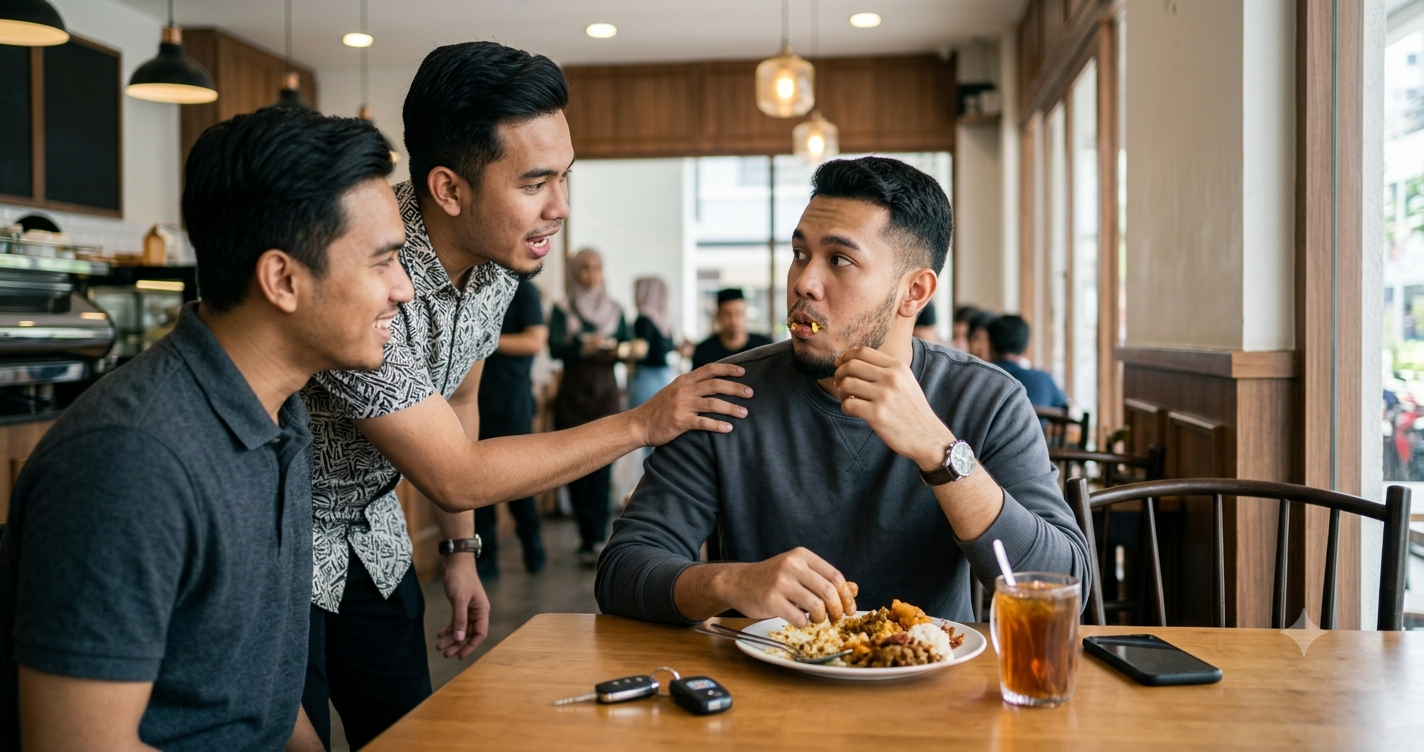 Wajib Ke Jawab Salam Ketika Makan? Ini Hukum Sebenar Jika Mulut Masih Penuh Dengan Makanan