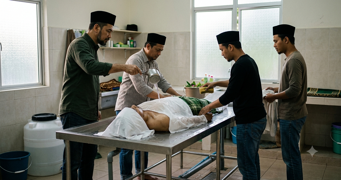 Perlu Ke Mandi Selepas Memandikan Jenazah & Wuduk Selepas Mengusungnya? Ini Hukum & Amalan Yang Disunnahkan Menurut Islam