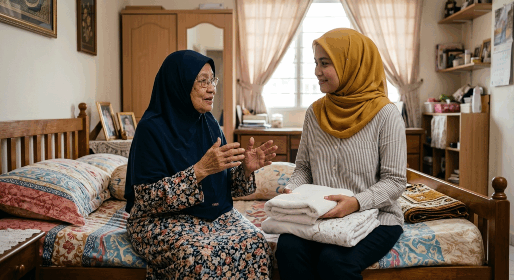 ibu nyanyuk tidak solat
