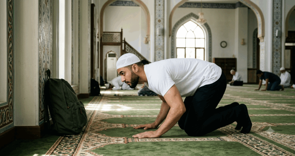 berpaling ketika solat