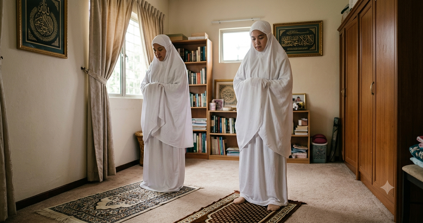 Wanita Pakai Stokin Nipis Ketika Solat, Sah Ke Jika Nampak Warna Kulit? Ini Penjelasan Hukum Menutup Aurat
