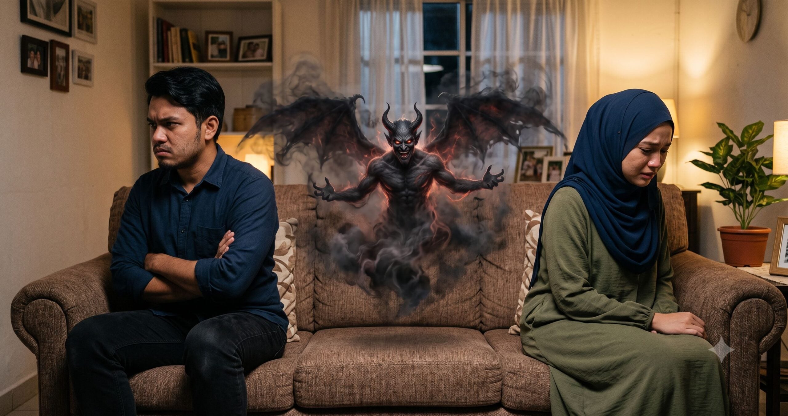 Kenapa Rumah Tangga Semakin Retak Tanpa Sebab? Ini 5 Helah Syaitan Yang Perlu Suami Isteri Waspada