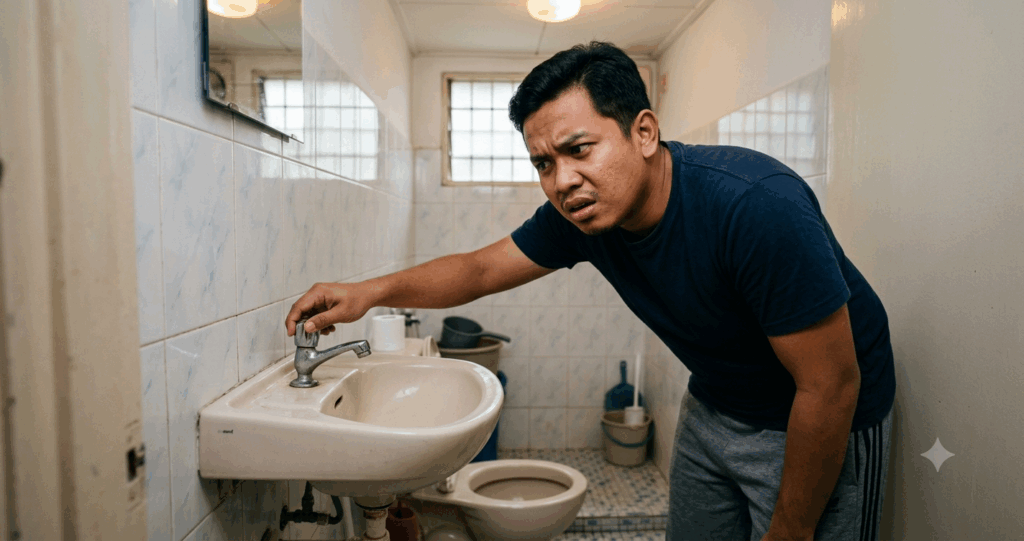 jimak ketika tiada air