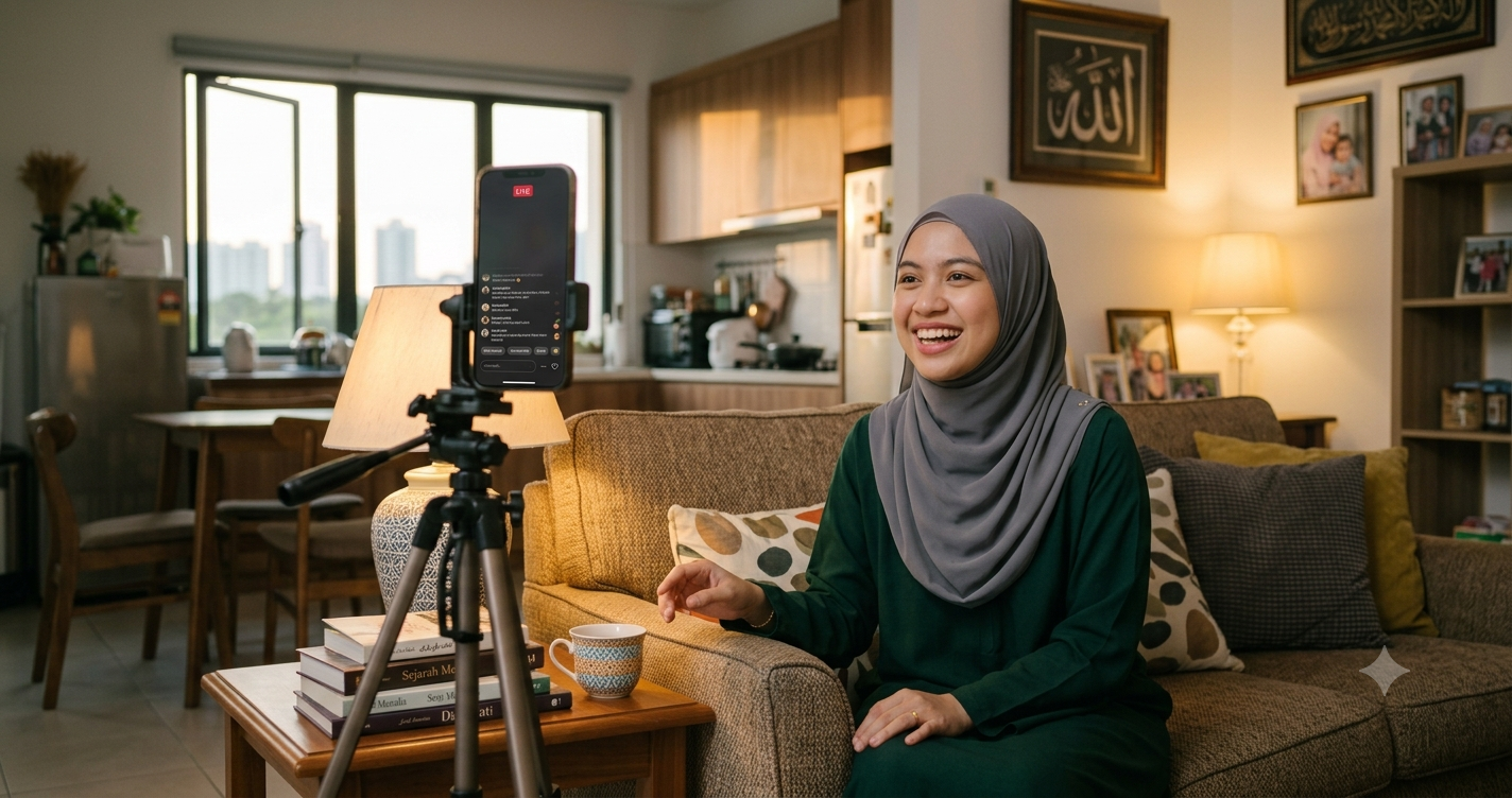 Boleh Ke Wanita Dalam Iddah Buat ‘Live’ Di Media Sosial, Bukan Sama Macam Tunjuk Diri Kepada Orang Ramai?