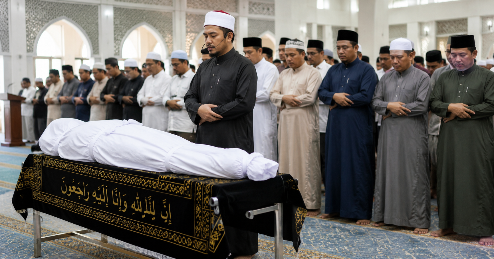Panduan Ringkas Cara Solat Jenazah, Lengkap Dengan Niat, 4 Takbir & Doa Yang Perlu Dibaca