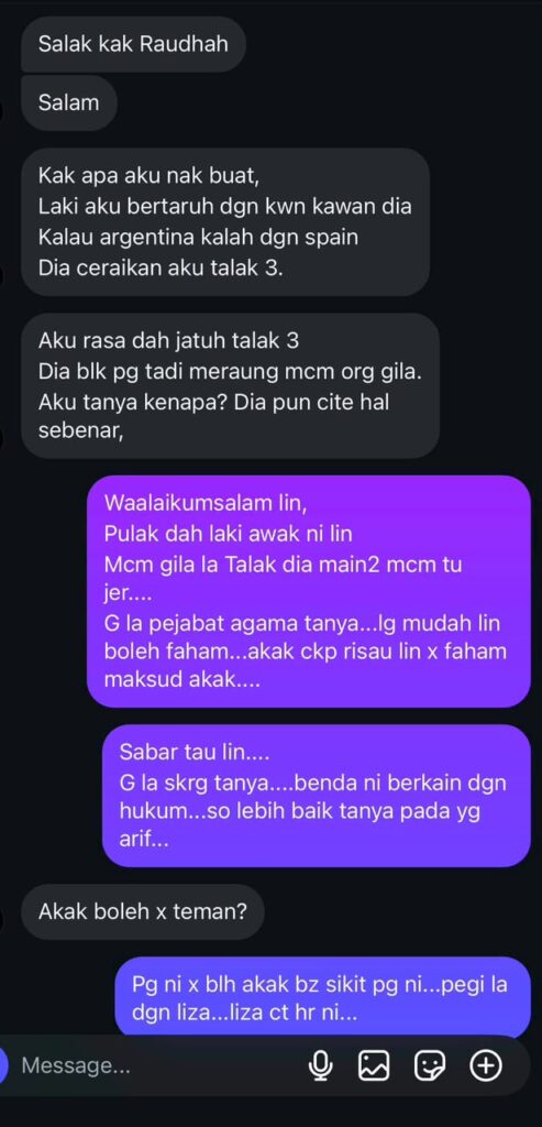 talak bersyarat