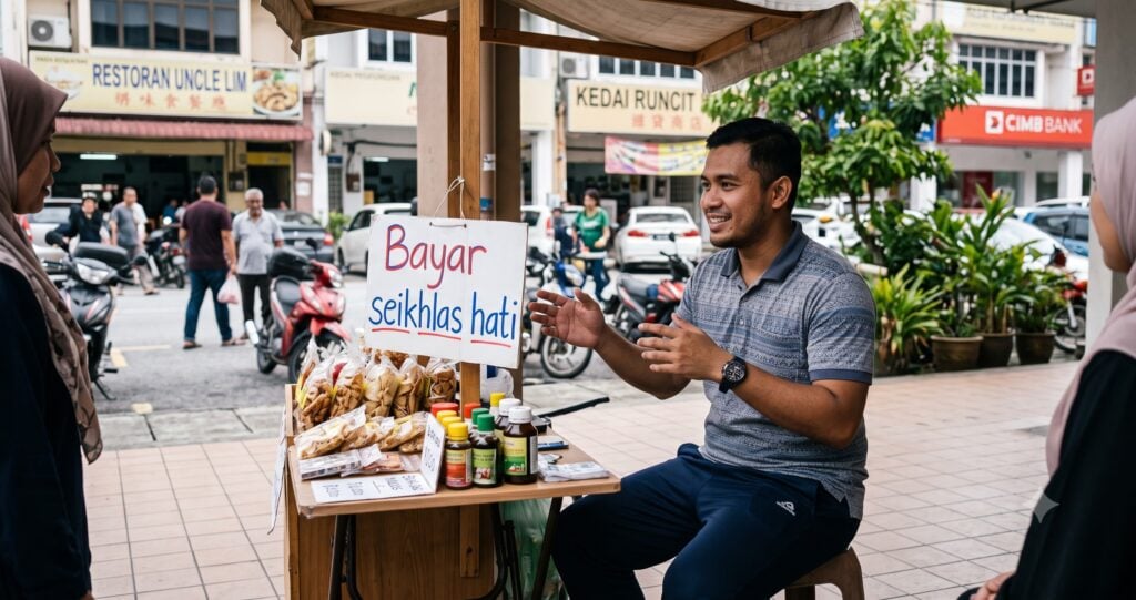 bayar seikhlas hati
