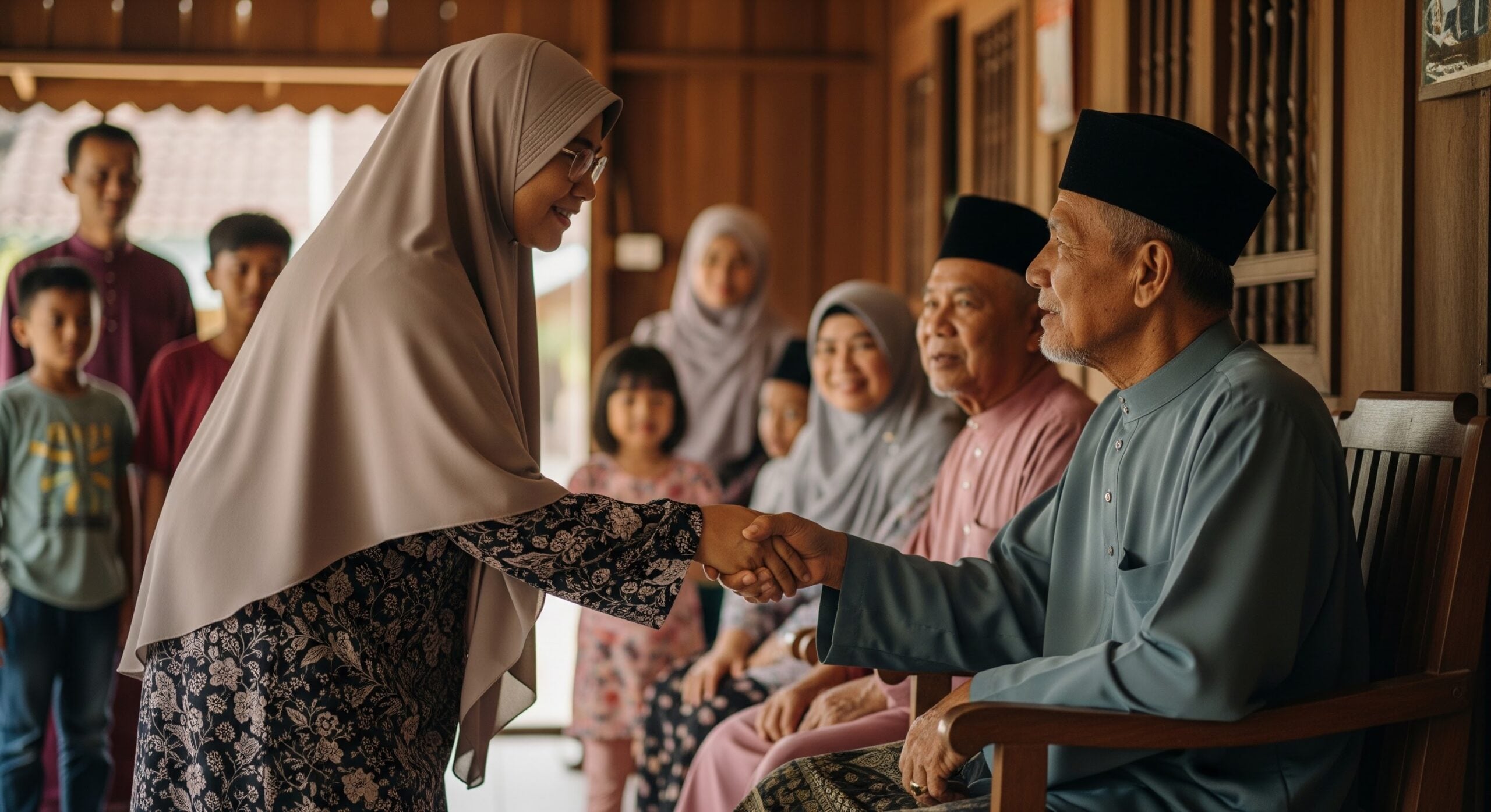 Anak Luar Nikah Bersentuhan Dengan Bapa Tiri, Batal Wuduk Atau Tidak? Ini Hukum & Batas Aurat Menurut Islam