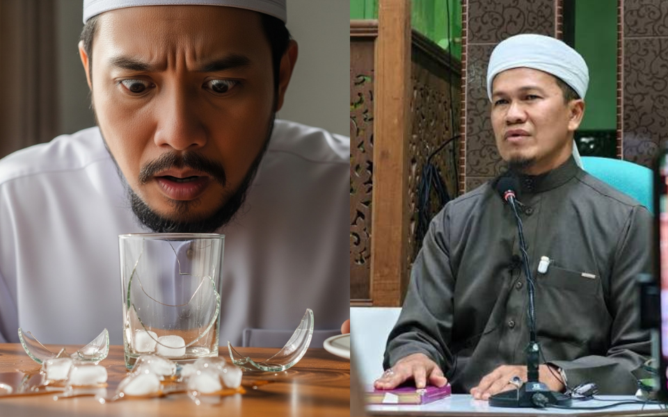 Ustaz Kongsi Pengalaman Gelas Pecah Ketika Amalkan Bismillah 7, Besar Manfaat Zikir Perlindungan Ini