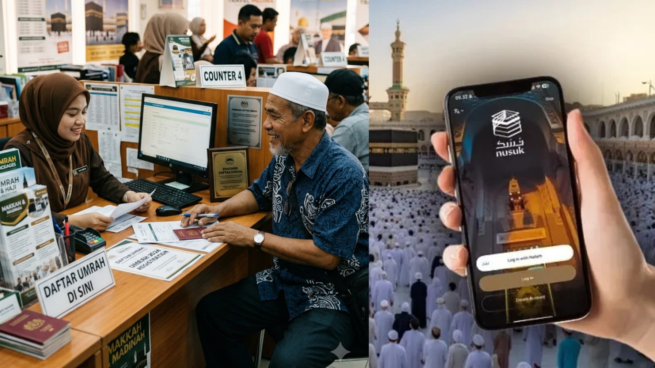 Nak Pergi Umrah Tanpa Ejen? Arab Saudi Perkenal Platform Digital Rasmi Nusuk Umrah, Ini Panduan & Cara Guna