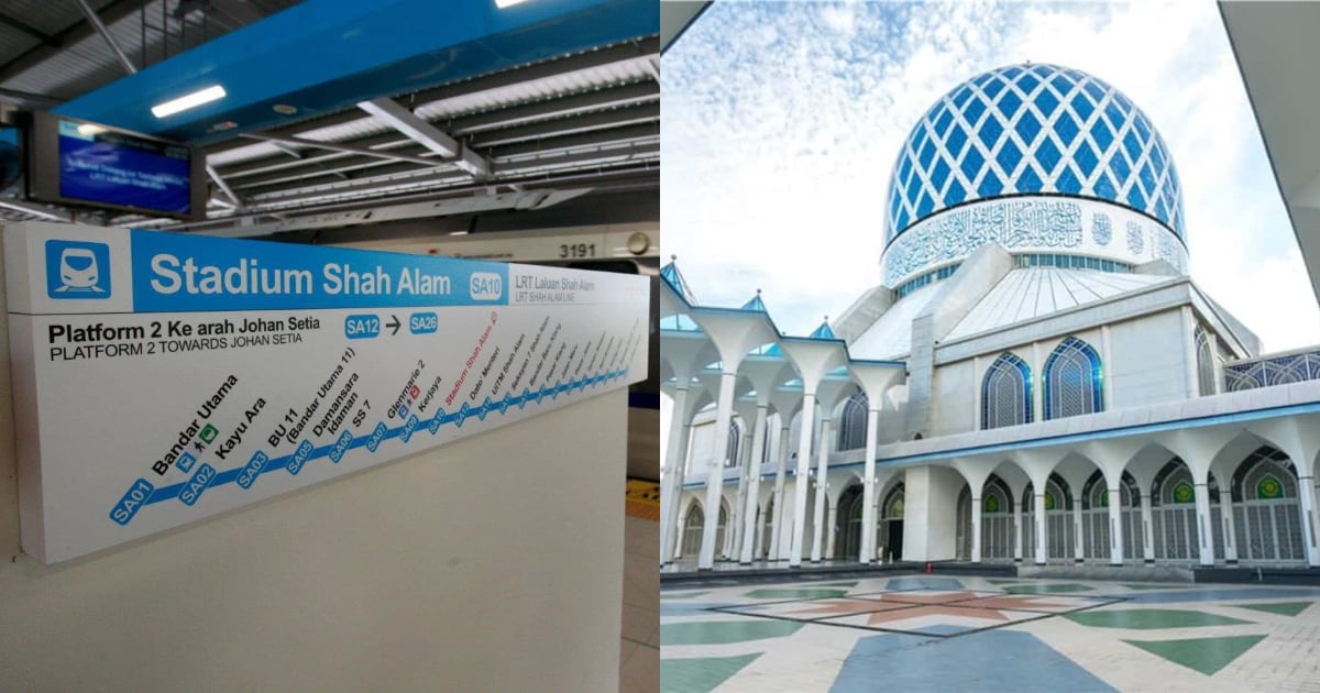 Senarai Masjid Berhampiran Stesen LRT3, Ada Yang Boleh Jalan Kaki Saja Untuk Anda Solat Berjemaah
