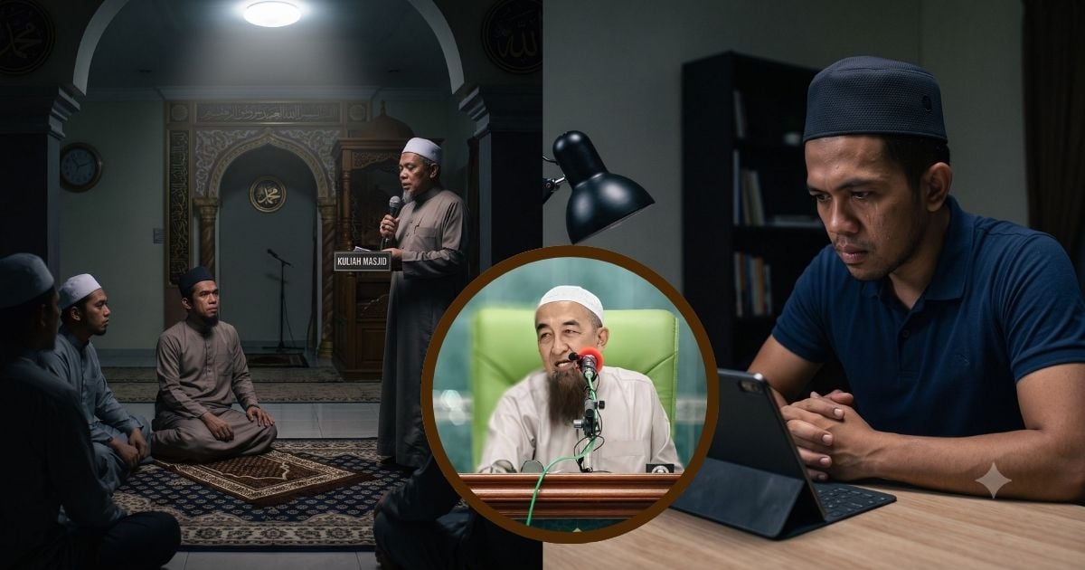 Adakah Pahala Orang Dengar Kuliah Agama Live Di Media Sosial Sama Seperti Hadir Ke Masjid? UAI Jelaskan Perbezaannya