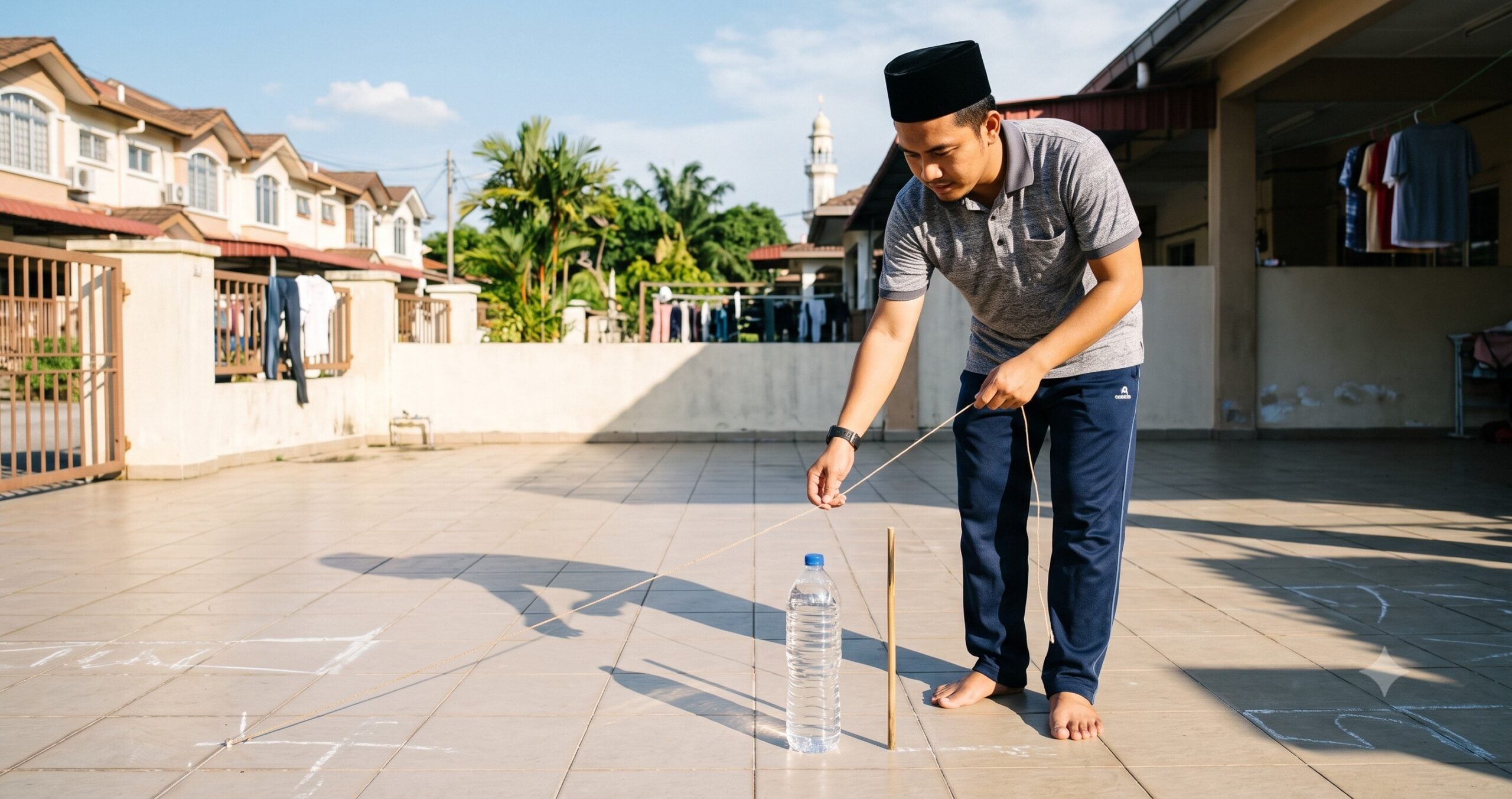 Fenomena Istiwa’ A’zam Kembali, Semak Arah Kiblat Di Rumah Hari Ini (16 Julai 2026) Guna Matahari Tepat Atas Kaabah Jam 5.27 Petang