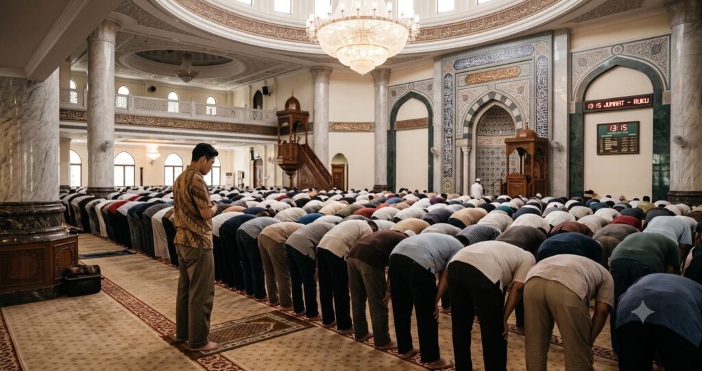 Terlambat Solat Jumaat? UAI Jelaskan Cara Makmum Masbuk Masuk Ke Dalam Solat & Bila Dikira Sah Solat Jumaat