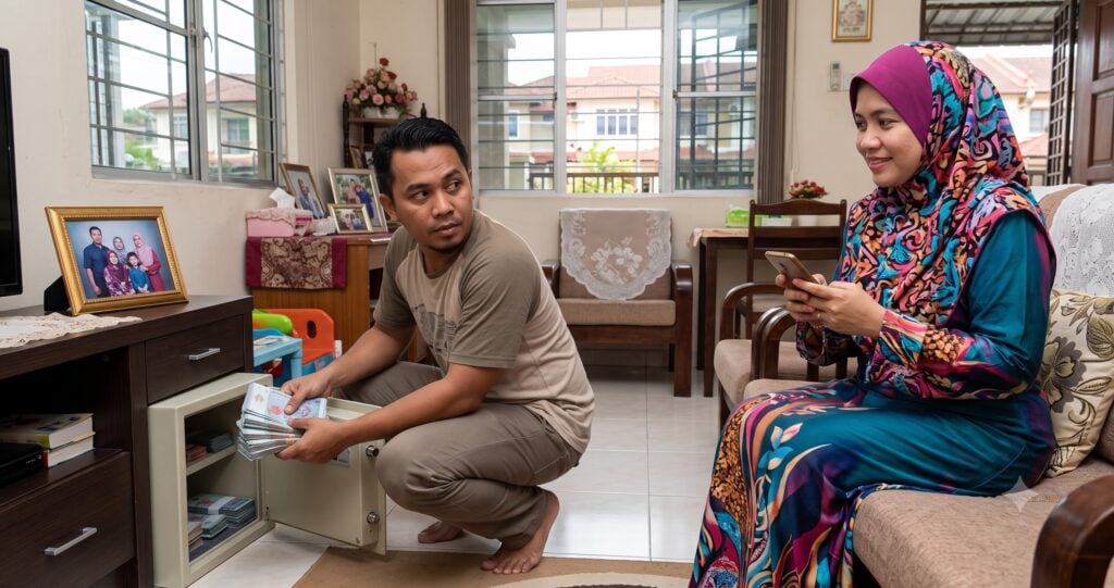 sembunyikan pendapatan