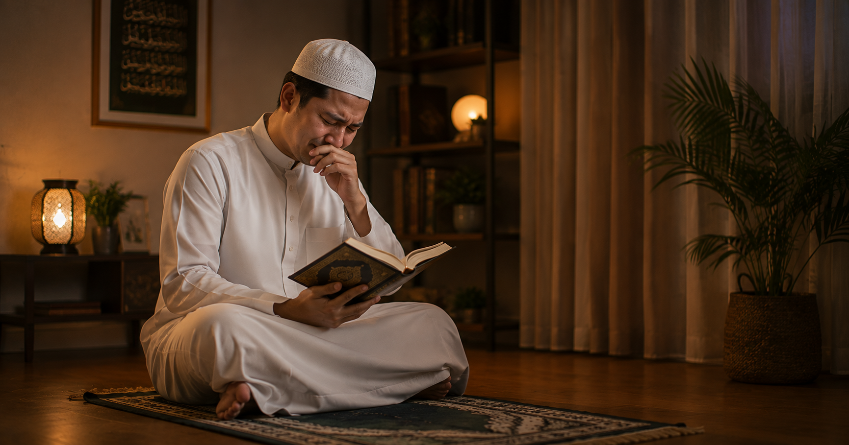 Menangis Teresak-Esak Ketika Baca Al-Quran, Boleh Ke? Mufti Jelaskan Hukum & Batas Tangisan Dalam Solat
