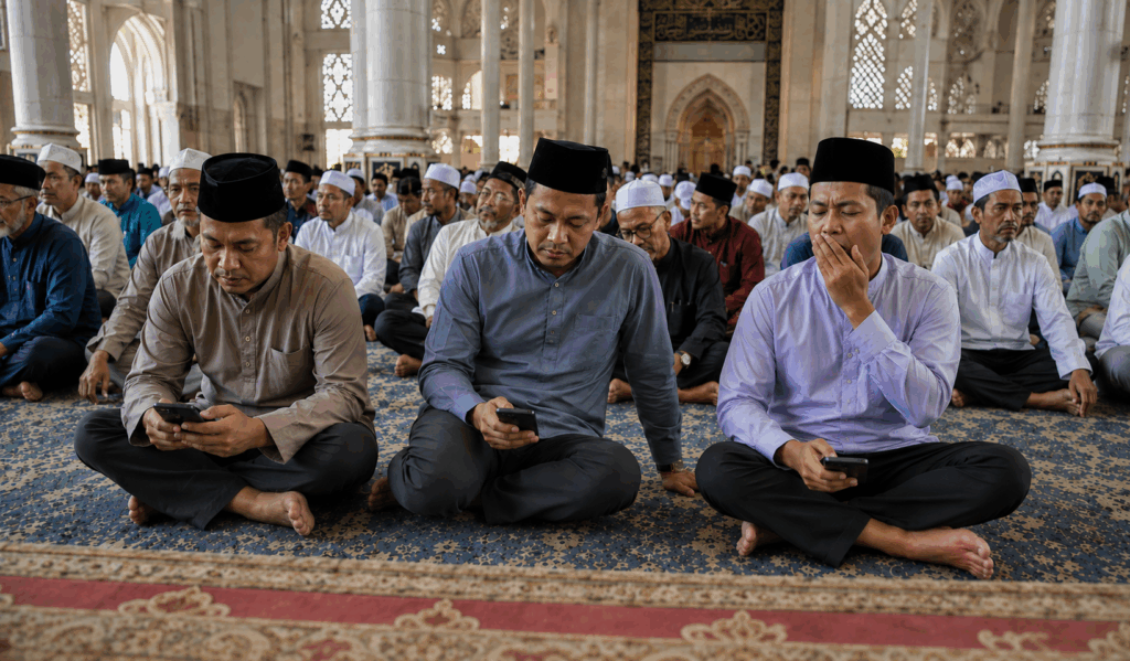 Boleh Ke Balas WhatsApp Ketika Khutbah Jumaat? Mufti Jelaskan Hukum & Kesan Terhadap Pahala Solat Jumaat
