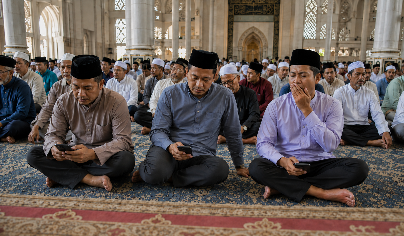 Boleh Ke Balas WhatsApp Ketika Khutbah Jumaat? Mufti Jelaskan Hukum & Kesan Terhadap Pahala Solat Jumaat