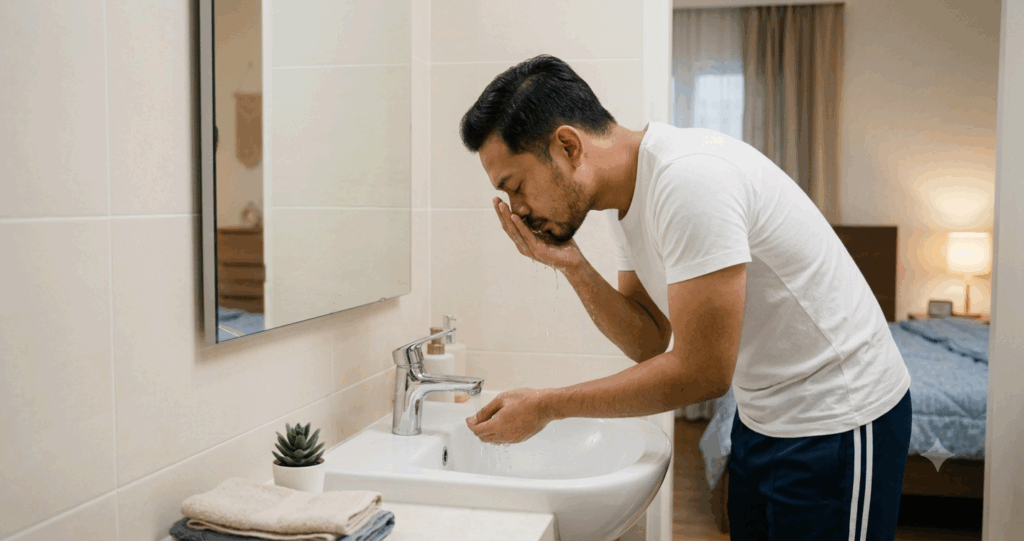wuduk selepas mandi wajib