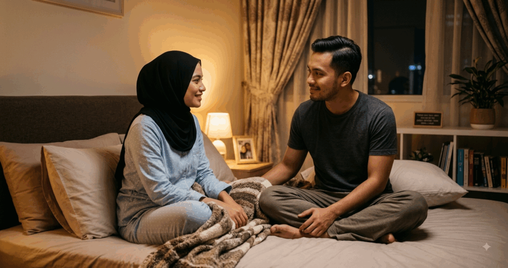 jimak menghadap kiblat