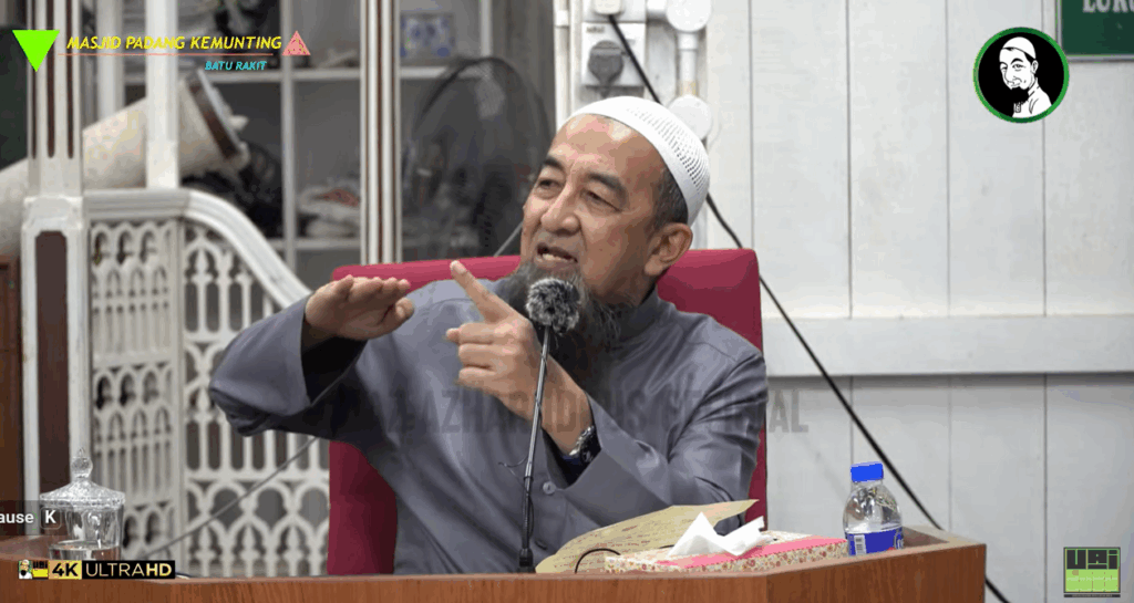 tangan berlapik telekung