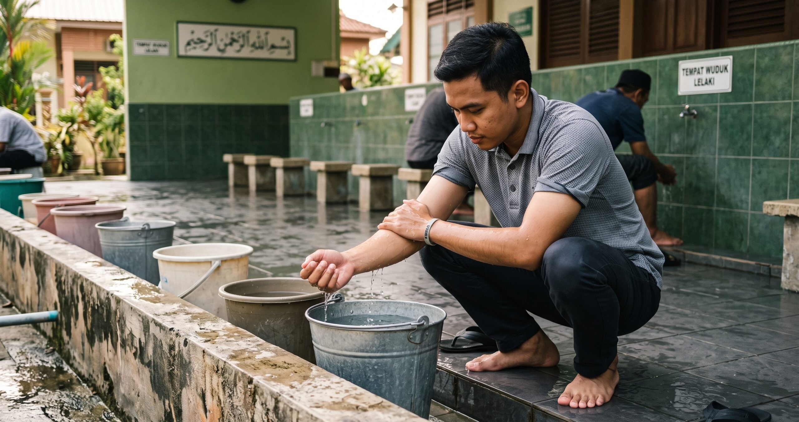 Ambil Wuduk Dalam Baldi Kurang 2 Kolah, Sah Ke? Mufti Jelaskan Hukum Sebenarnya