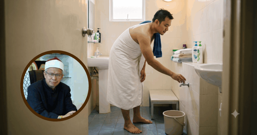 Boleh Ke Berwuduk Hanya Memakai Tuala Mandi Sahaja? Ramai Buat Selalu, Dr Zulkifli Jelaskan Hukumnya