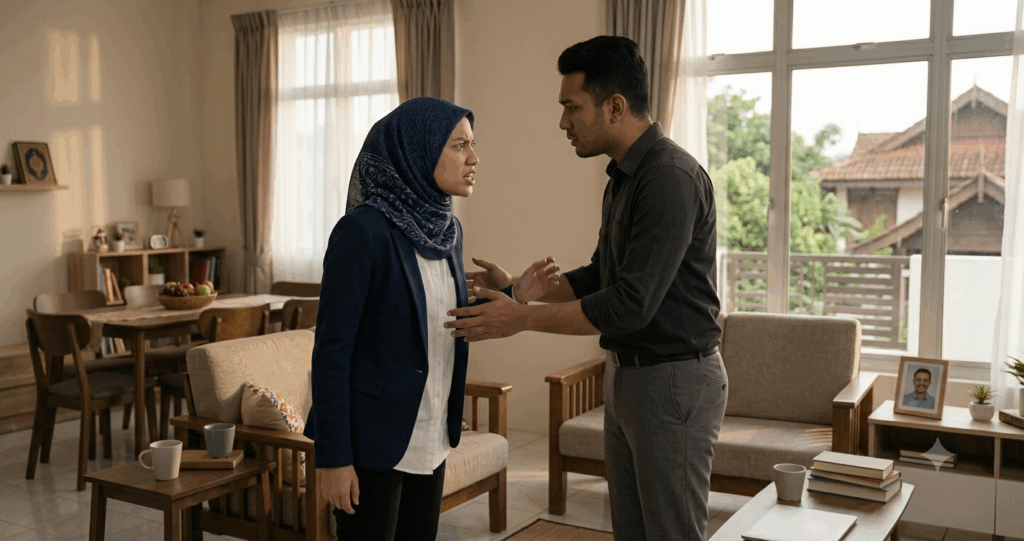 suami menyesal bernikah