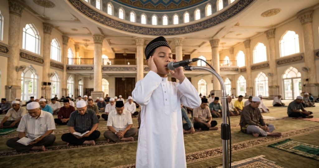 Kanak-Kanak Melaungkan Azan Di Masjid, Sah Atau Tidak? Ini Hukum & Syarat Yang Ibu Bapa Perlu Tahu