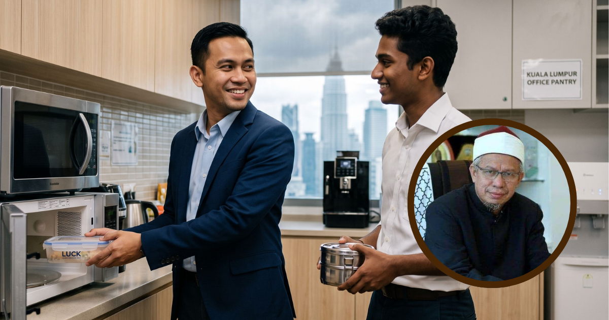 Berkongsi Berus Pinggan & Microwave Dengan Rakan Bukan Islam Di Pejabat, Boleh Ke? Dr Zulkifli Jelaskan Hukumnya