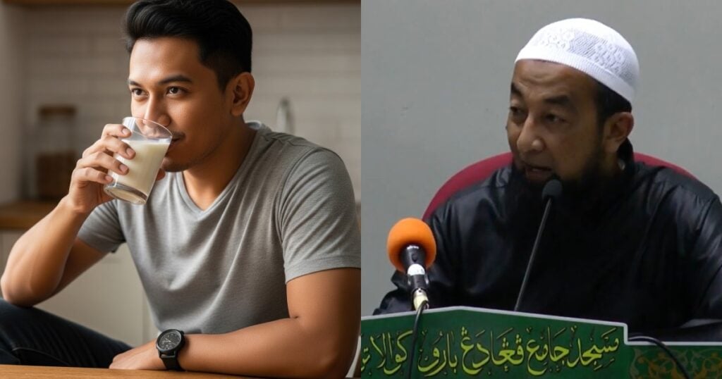 Jemaah Pernah Tanya Ustaz Azhar Idrus Hukum Minum Susu Isteri Bila Cuaca Panas & Terlalu Dahaga, Ini Jawapan Beliau