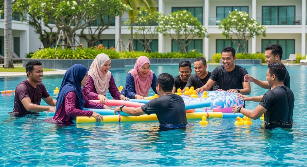 ‘Team Building’ Ada Aktiviti Kolam Bercampur Lelaki & Wanita, Boleh Ke Sertai? Ustazah Asma’ Jelaskan Hukum Sebenar