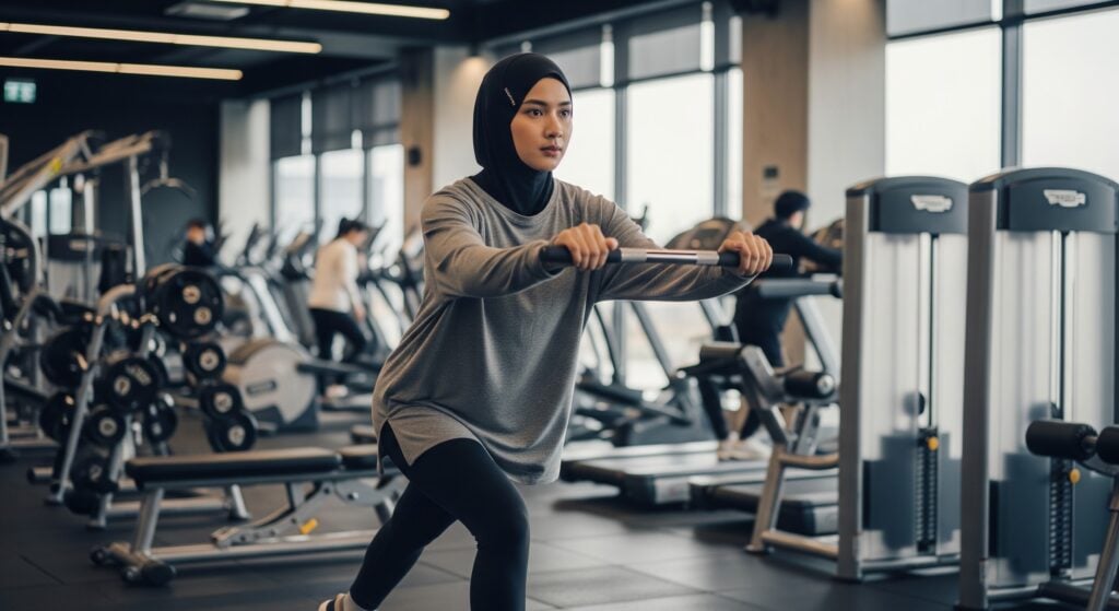 pergi gym