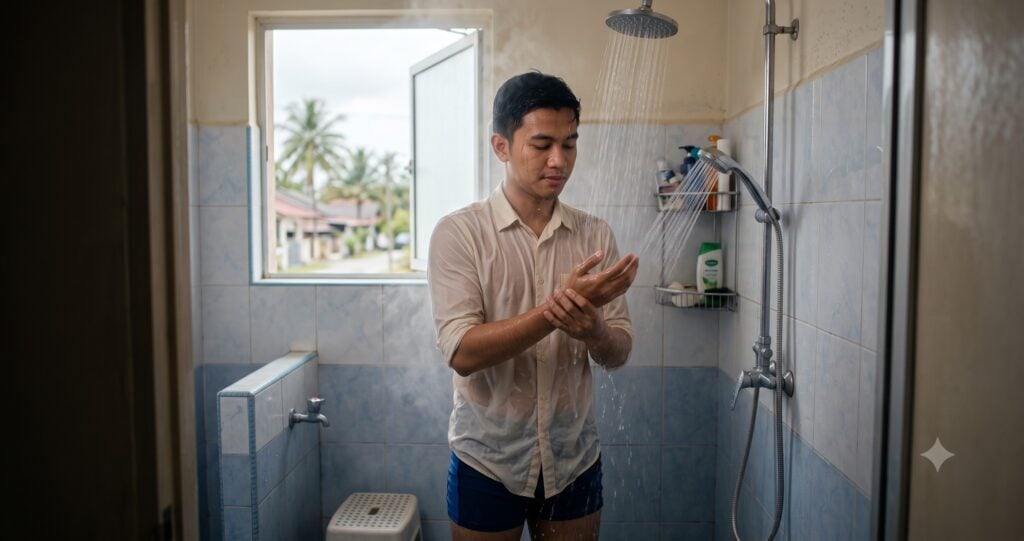 mengambil wuduk