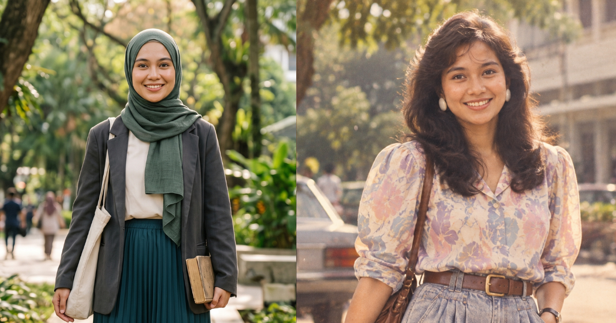 Buat Gambar Trend AI Zaman 80-an Sampai Diri Tak Bertudung, Dikira Dedah Aurat Ke Walaupun Bukan Rambut Sebenar? Ini Hukumnya