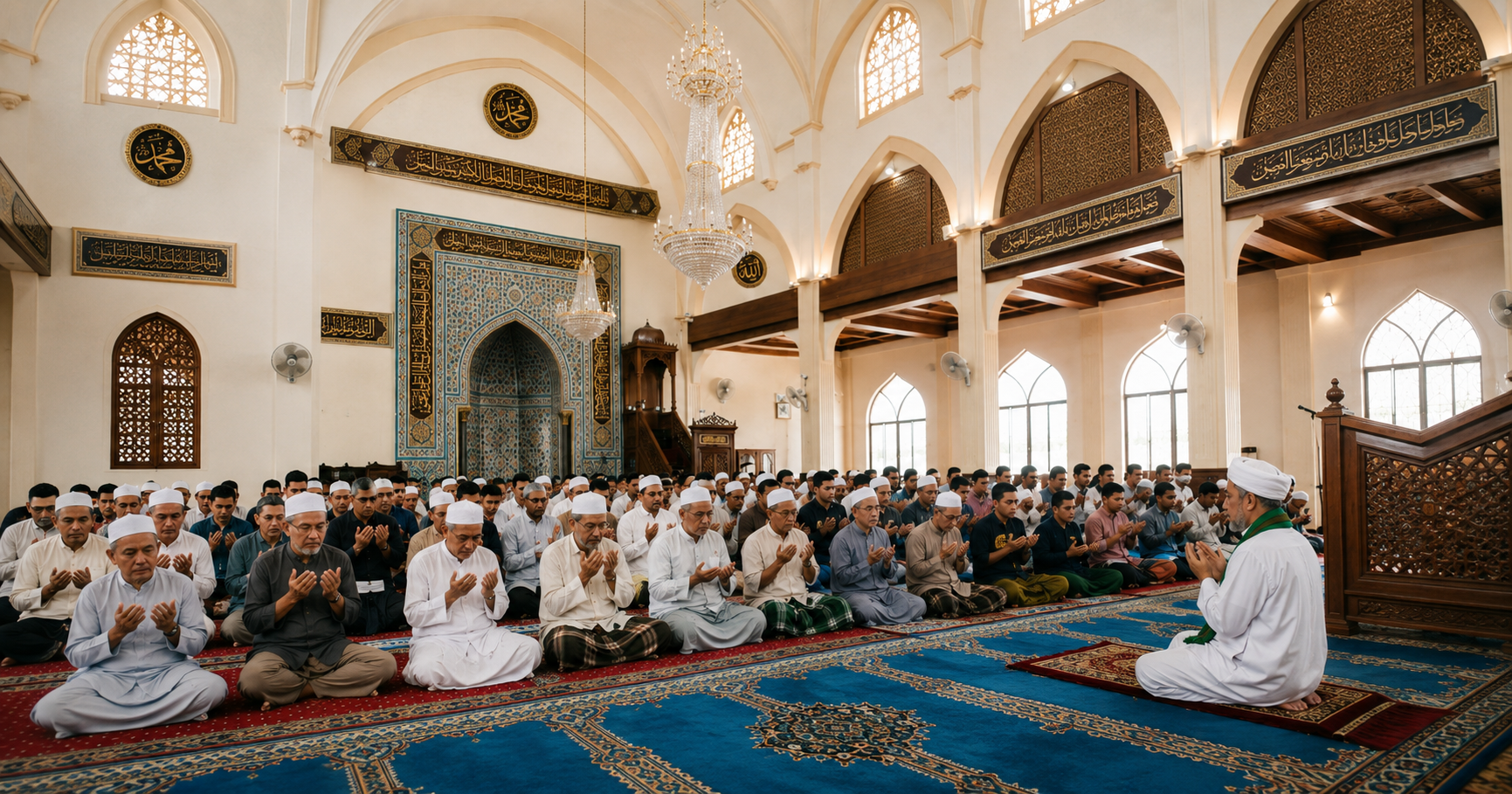 Imam Berdoa Membelakangi Kiblat Kerana Menghadap Jemaah Selepas Solat, Boleh Ke? Mufti Jelaskan Hukumnya