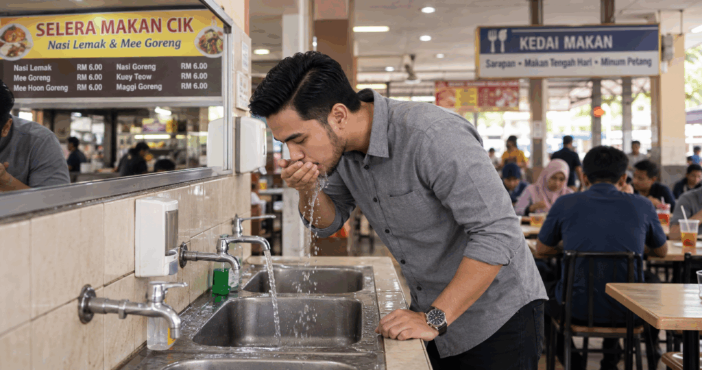 makan membatalkan wuduk