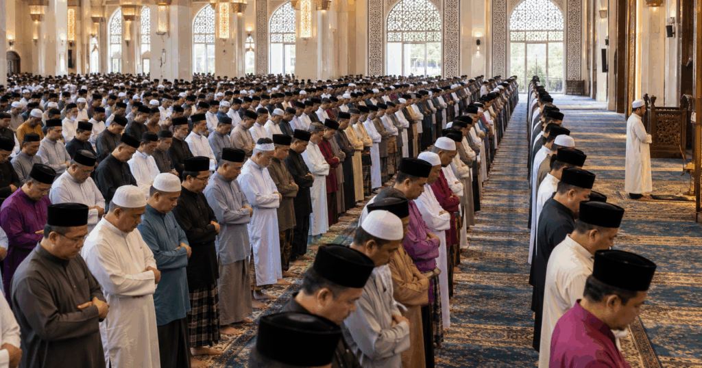 bentuk saf solat