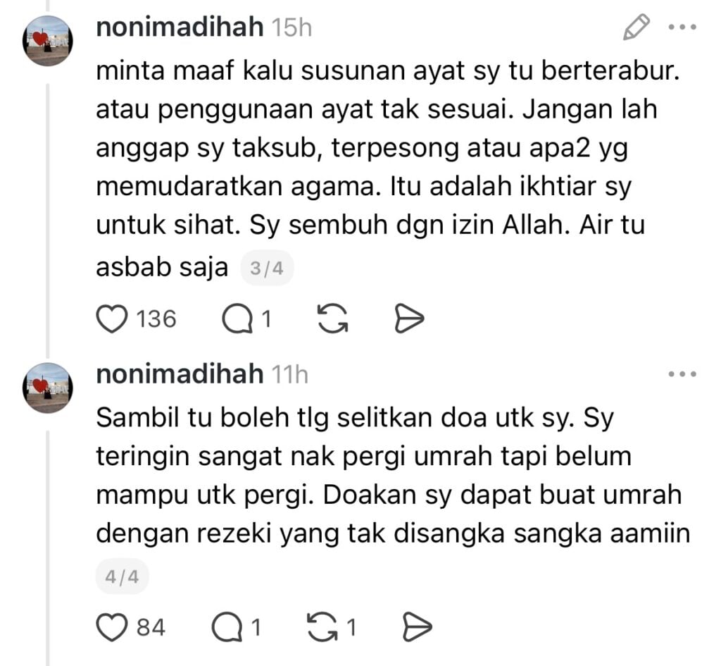 air dari masjid