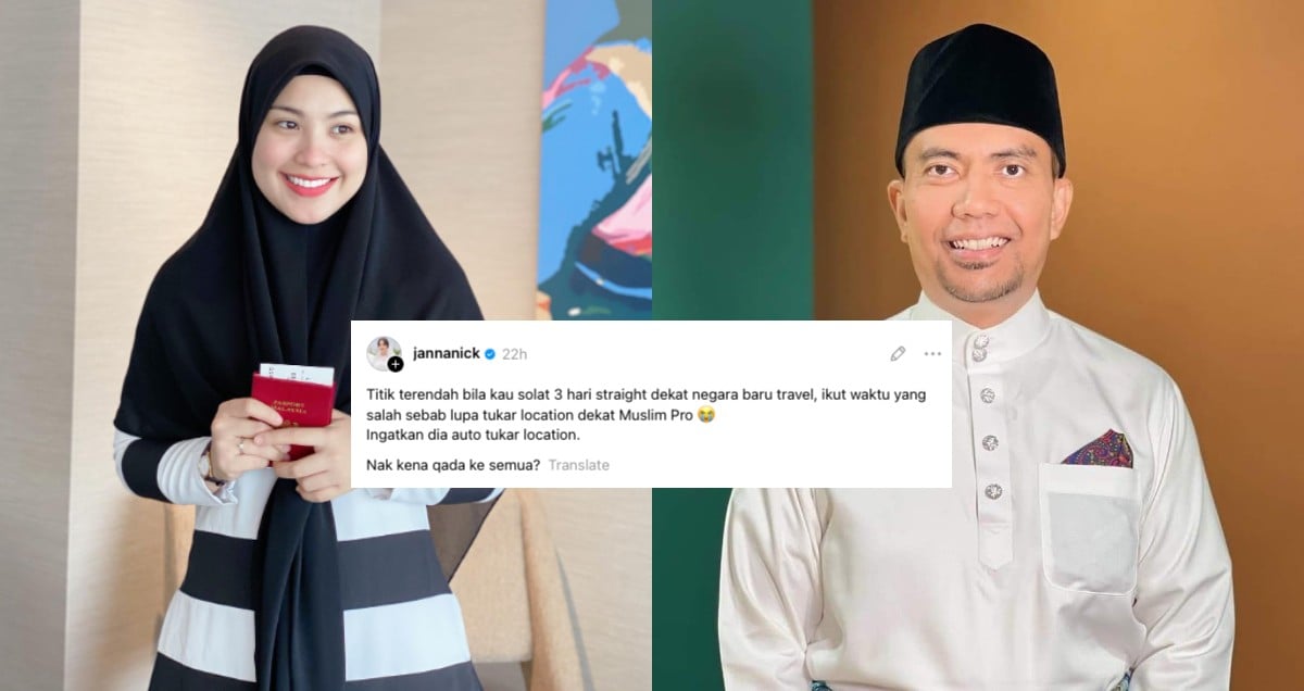 Janna Nick Tersalah Waktu Solat 3 Hari Ketika Melancong, Perlu Qada Semua? Ini Penjelasan Dr Mohd Izhar Ariff