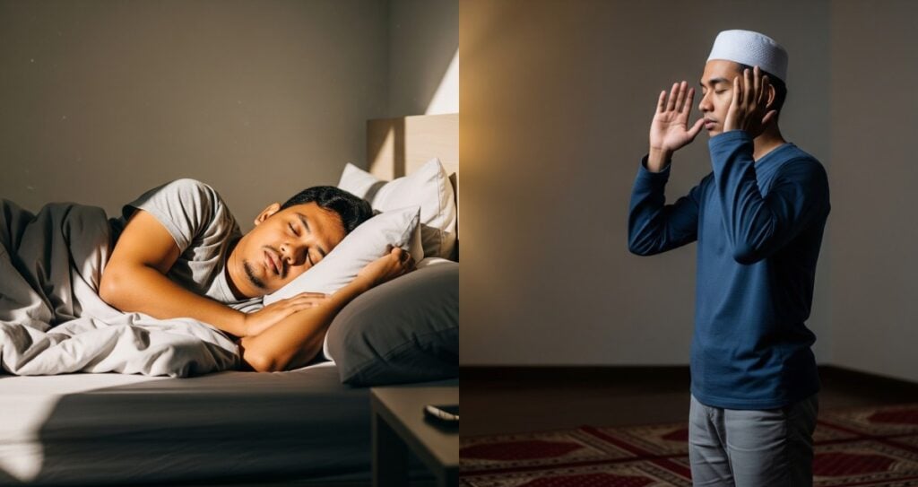 Tersedar Jam 7:05 Pagi, Terus Qada Solat Subuh Atau Tunggu Zohor? Ketahui Hukum & Apa Yang Perlu Anda Dilakukan