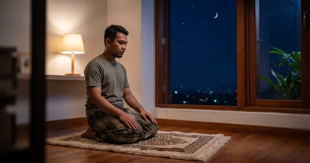 Balik Kerja Lewat Sampai Tak Sempat Solat Isyak, Boleh Ke Tunaikan Sebelum Subuh? Ini Penjelasan Mazhab Syafi’e