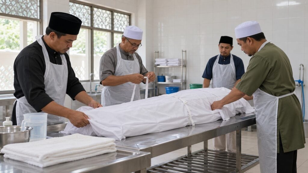 bantuan mengurus jenazah