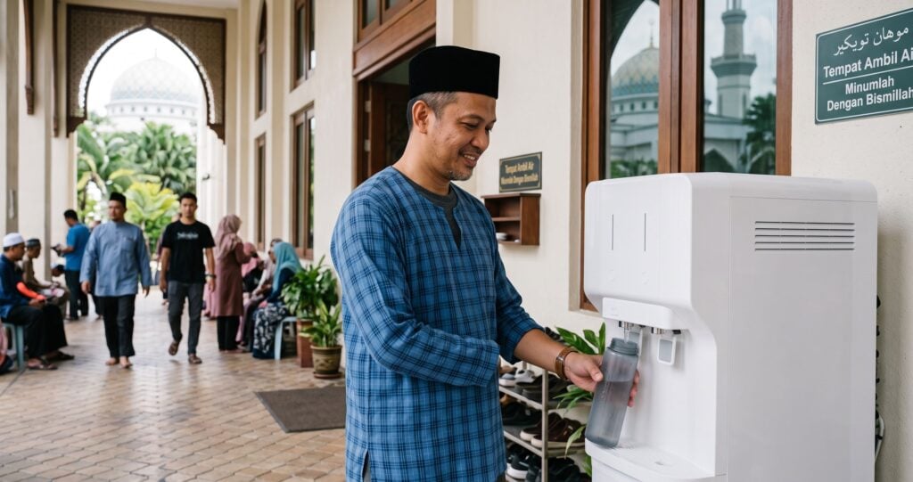 Penapis Air Masih Sewa Beli & Belum Habis Bayar, Boleh Ke Letak Di Masjid Sebagai Sedekah? Ini Penjelasan Hukumnya