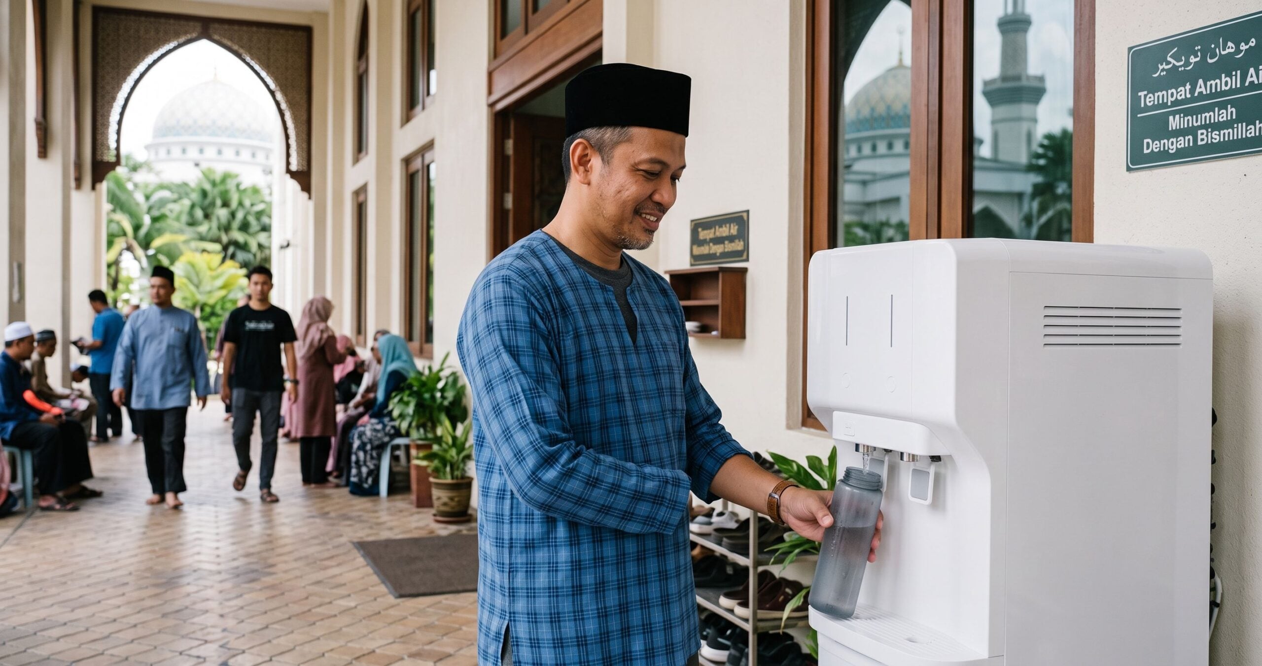 Penapis Air Masih Sewa Beli & Belum Habis Bayar, Boleh Ke Letak Di Masjid Sebagai Sedekah? Ini Penjelasan Hukumnya