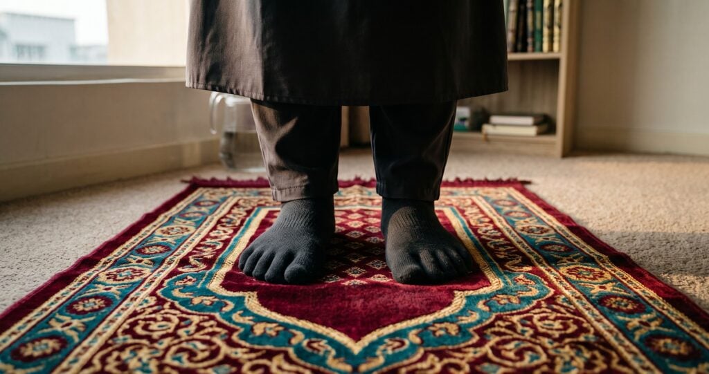 Boleh Ke Wanita Solat Pakai Stokin Berbentuk Jari Walaupun Jelas Nampak Bentuk Jari Kaki? Mufti Jelaskan Hukumnya