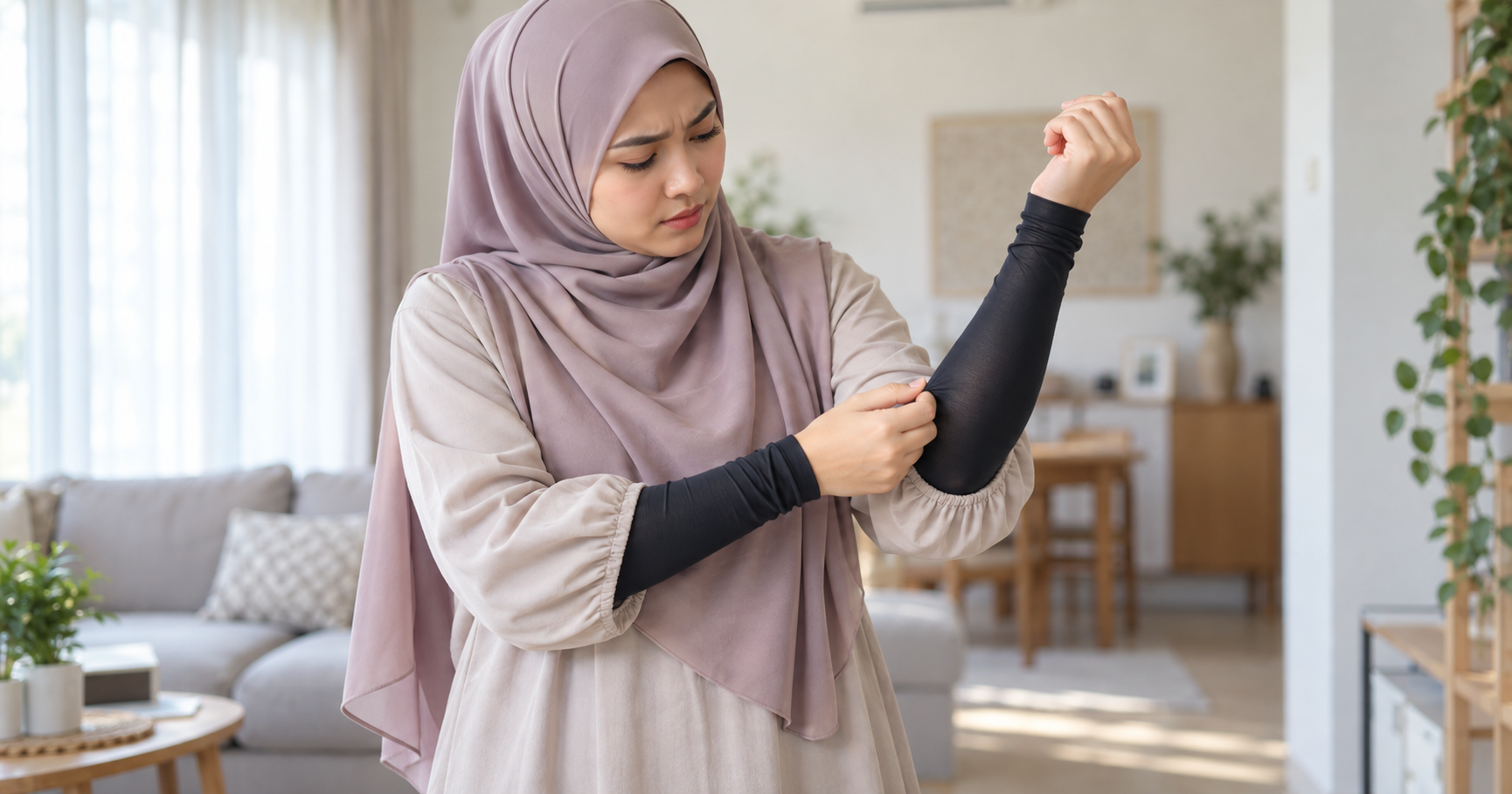 Pakai ‘Handsock’ Tapi Ketat Sampai Nampak Bentuk Lengan, Masih Dikira Menutup Aurat? Ini Penjelasan Hukum